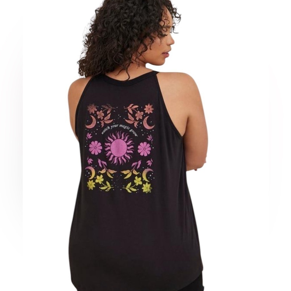 New Torrid Women’s Classic Fit Heritage Slub O Ring Tank Black 5X BNWT - Picture 4 of 8